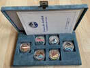 Kuba 6 x 10 Pesos Fauna der Karibik - Farbmünzen - -