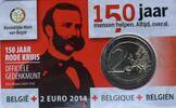 Belgien 2 Euro 150 Jahre Rotes Kreuz - in Coincard -