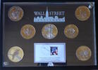 Österreich,Kanada,USA, Australien,GB, Malawi,China 6x 1 Oz Silber, 1x 30g Silber + Briefmarke 55 Cent Wallstreet Investment Collection -