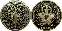 Nördliche Marianen, Northern Mariana Islands 5 Dollars Frankreich - Liberté-Egalité-Fraternité - 1/25 Oz Gold -
