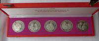 Vatikan 5 Silbermedaillen 1979 Papst Johannes Paul II.-Apostolische Reis... 255.75 £  +  26.88 £ shipping