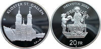 Schweiz 20 Franken 2002 B Kloster St. Gallen PP, VS Rand verfärbt. kl. M... 29.48 £  +  6.94 £ shipping