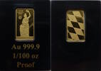 Deutschland Minibarren Bavariabarren Gold -