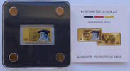 BRD 1/500 Oz Goldbarren Deutsche Mark, Serie I - Banknote 100 Deutsche Mark -
