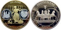 Deutschland Medaille 100 Jahre Frauenwahlrecht - Inlay BRD Medaille -