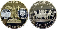 Deutschland Medaille 900 Jahre Freiburg - Inlay BRD Medaille 2020 -