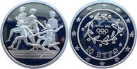 Griechenland 10 Euro Olympische Spiele in Athen 2004 - Staffellauf - -