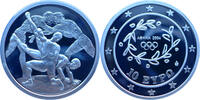 Griechenland 10 Euro 2004 Olympische Spiele 2004 in Athen - Ringen PP, a... 39.05 £ Tax included +  6.94 £ shipping