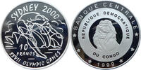 Kongo 10 Francs Olympische Spiele 2000 in Sydney - Turmspringer vor Opernhaus -