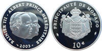 Monaco 10 Euro Rainier III. und Prinz Albert -