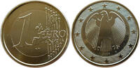 Deutschland 1 Euro Euromünze vergoldet -