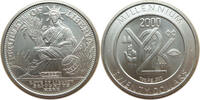 Liberia 20 Dollars Millenium - 1 Oz Silber -