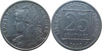 Frankreich 25 Centimes Paris Münze - Patey - Paris -