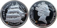 Cook Islands 5 Dollars Segelschiff HMS Bounty -