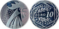 Frankreich 10 Euro Gallischer Hahn - Fabulous 15 Silver Collection - -