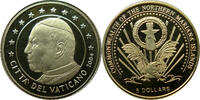 Nördliche Marianen, Northern Mariana Islands 5 Dollars Citta del Vaticano - Papst Johannes Paul II. - 1/25 Oz Gold -
