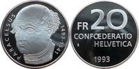 Schweiz 20 Franken 1993 B 500. Geburtstag von Paracelsus PP, Rand minima... 31.21 £  +  6.94 £ shipping