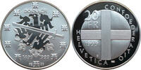 Schweiz 20 Franken 1999 500 Jahre Schlacht bei DORNACH PP, Rand angelaufen 30.34 £  +  6.94 £ shipping