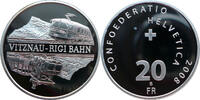 Schweiz 20 Franken 2008 Vitznau-Rigi Bahn PP, kl. Milchflecken, Rand min... 42.48 £  +  6.94 £ shipping