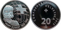 Schweiz 20 Franken 2010 Henry Dunant 1828-1910 PP, Rand leicht angelaufen 41.61 £  +  6.94 £ shipping