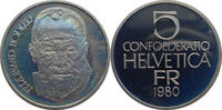 Schweiz 5 Franken 1980 Ferdinand Hodler-Painter vz, fleckig angelaufen 6.50 £  +  6.94 £ shipping
