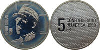 Schweiz 5 Franken 1989 General Henri Guisan - Mobilisierung 1939 PP, sta... 8.67 £  +  6.94 £ shipping