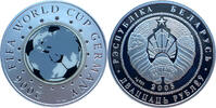 Weissrussland Belarus 20 Rubel 2005 Fu&szlig;ball WM 2006 in Deutschland PP, l... 80.40 &pound;  +  17.35 &pound; shipping