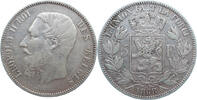 Belgien K&ouml;nigreich 5 Francs 1868 Leopold II. (1865-1909) ss 50.78 &pound;  +  17.35 &pound; shipping