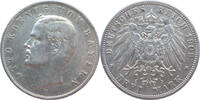 Deutsches Kaiserreich - Bayern 3 Mark 1909 D K&ouml;nig Otto (1886-1913) ss 27.08 &pound;  +  17.35 &pound; shipping