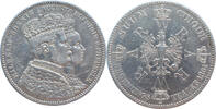 preussen Kr&ouml;nungstaler 1861 Wilhelm I. und Augusta ss, VS Kratzer/berieben 49.09 &pound;  +  17.35 &pound; shipping