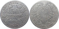 Deutsches Reich 50 Pfennig 1877 A sch&ouml;n 18.62 &pound;  +  17.35 &pound; shipping