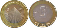 Slowenien 3 Euro 2011 20 Jahre Unabh&auml;nigkeit des Staates Slowenien - Sam... 6.77 &pound;  +  17.35 &pound; shipping