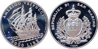 San Marino 5.000 Lire 1995R Amerigo Verspucci PP, leicht angelaufen 55.01 &pound;  +  17.35 &pound; shipping