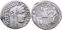 RÖMER Denar Lucius Aemilius Lepidus Paullus, Münzbeamter 62 v.Chr. 62 v. Chr. -