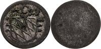 BAYERN Einseitiger Pfennig Maximilian II. Emanuel 1679-1726 -
