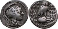GRIECHEN. ATTIKA Tetradrachme 124/3 v.Chr. -