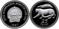 MONGOLEI 25 Tugrik Volksrepublik, 1924-1992 -
