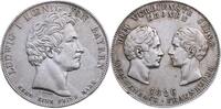 BAYERN Ludwig I. 1825-1848 Geschichtstaler 1826 München Randfehler, Kratzer, sehr schön-vorzüglich