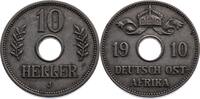DEUTSCH-OSTAFRIKA 10 Heller 1910 Hamburg Sehr schön-vorzüglich 43.35 £  +  42.48 £ shipping