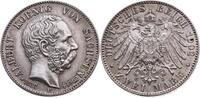 SACHSEN 2 Mark 1902 Albert 1873-1902 Patina, vorzüglich+ 82.36 £  +  42.48 £ shipping