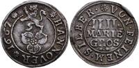 HANNOVER 4 Mariengroschen 1667 Stadt Schrötlingsfehler, sehr schön+ 56.35 £  +  42.48 £ shipping