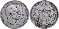 SERBIEN 5 Dinara 1904 Peter I. 1903-1918 1904 Henkelspur, Kratzer, fast ... 39.01 £  +  42.48 £ shipping