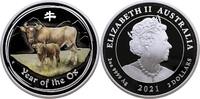 AUSTRALIEN 2 Dollars 2021 Perth Elizabeth II. 1952-2022 OEtui, Umverpack... 182.06 £  +  42.48 £ shipping