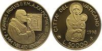 VATIKAN 50000 Lire 1998 Rom Johannes Paul II. 1978-2005 Originaletui, Um... 715.23 £  +  42.48 £ shipping