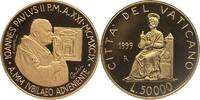 VATIKAN 50000 Lire 1999 Rom Johannes Paul II. 1978-2005 Originaletui, Um... 715.23 £  +  42.48 £ shipping