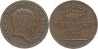 ITALIEN Tornese Francesco I. di Borbone 1825-1830 -