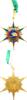 AMMERSEE (OBERBAYERN) Tragbarer einseitiger farbig emaillierter Bronze-Faschingsorden -
