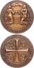 LIEBE UND EHE Bronze-Gussmedaille o.J. -