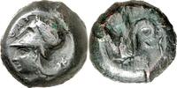SIZILIEN AE SYRAKUS (Siracusa) schwarzgrüne Patina, leicht belegt ss / s 50.28 £  +  8.67 £ shipping