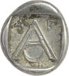 ANCIENT GREECE AR Hemidrachm / Triobol c. 330-270 B.C. Peloponnesos - Argolis - Argos VF